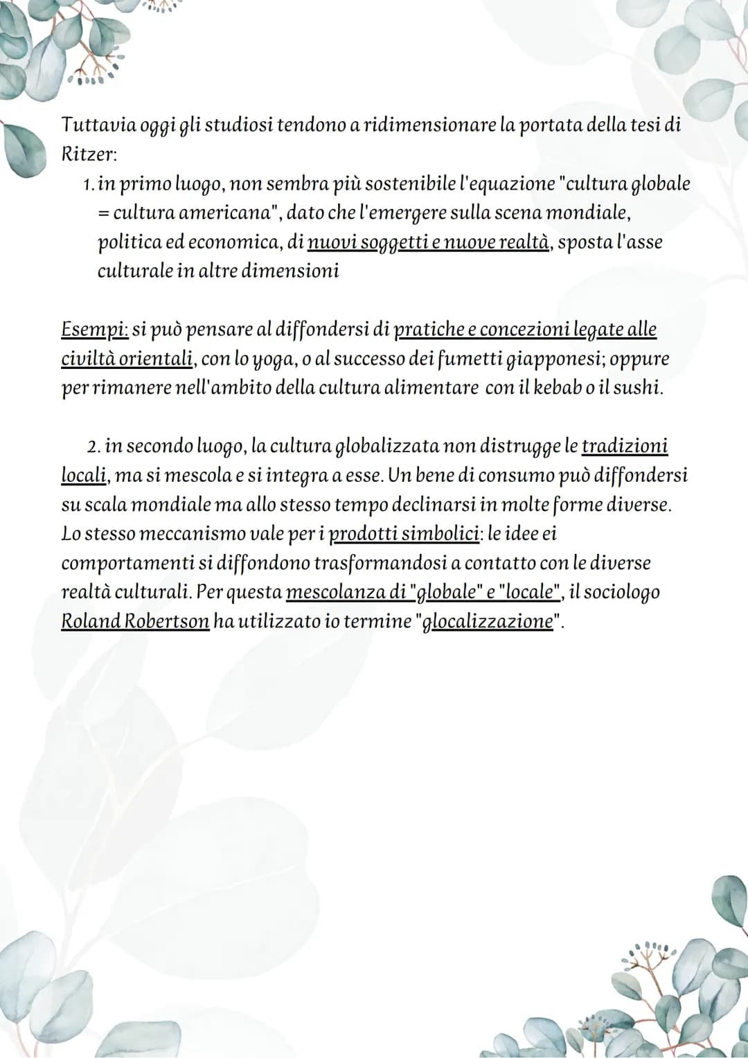 La Globalizzazione
Un inquadramento del fenomeno
Il termine "globalizzazione" è un termine di uso recente che ha registrato
una rapida diffu