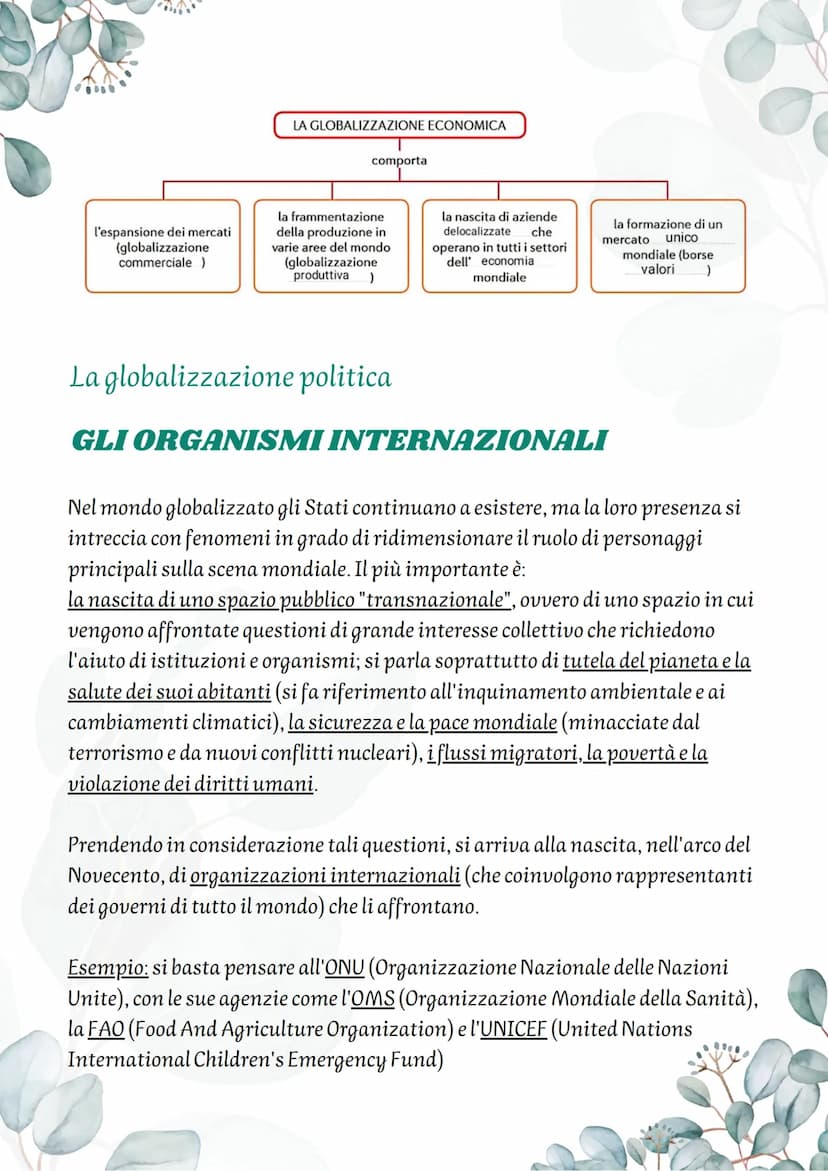 La Globalizzazione
Un inquadramento del fenomeno
Il termine "globalizzazione" è un termine di uso recente che ha registrato
una rapida diffu