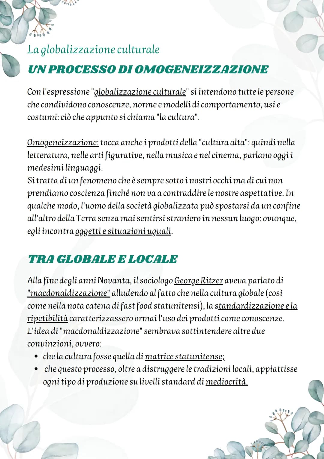 La Globalizzazione
Un inquadramento del fenomeno
Il termine "globalizzazione" è un termine di uso recente che ha registrato
una rapida diffu