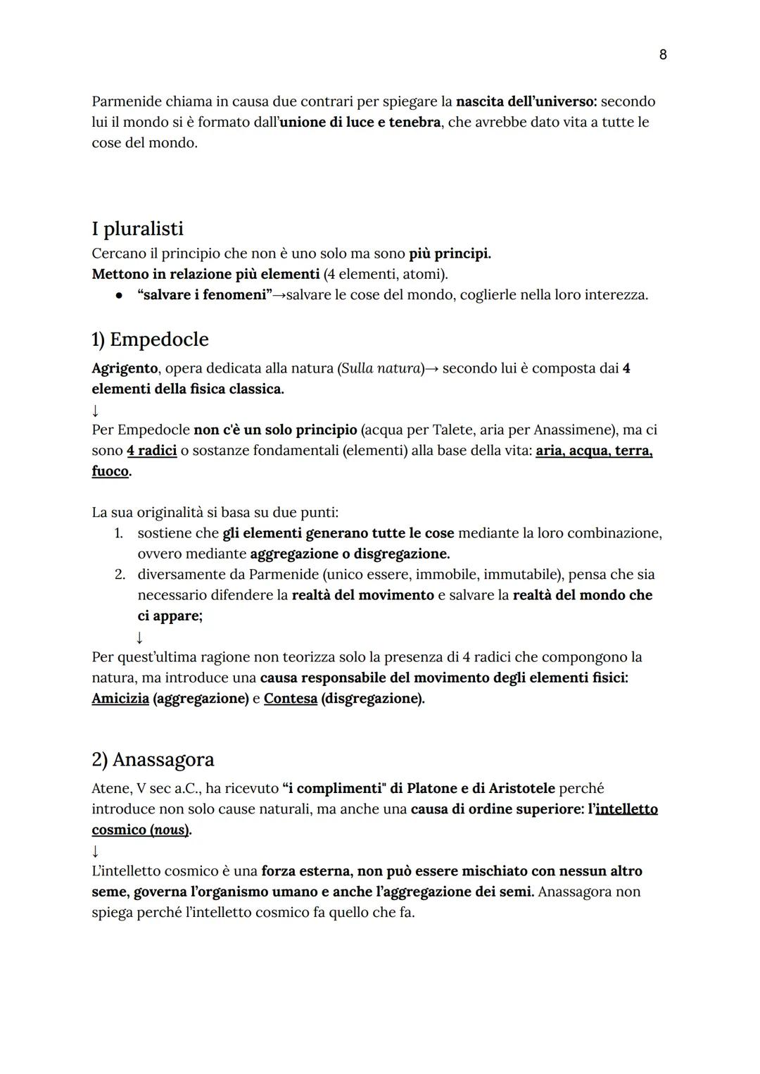 Nascita della filosofia
Il termine philosophia deriva dal greco e significa "amore per la sapienza" e viene usato
a partire da Socrate e Pla