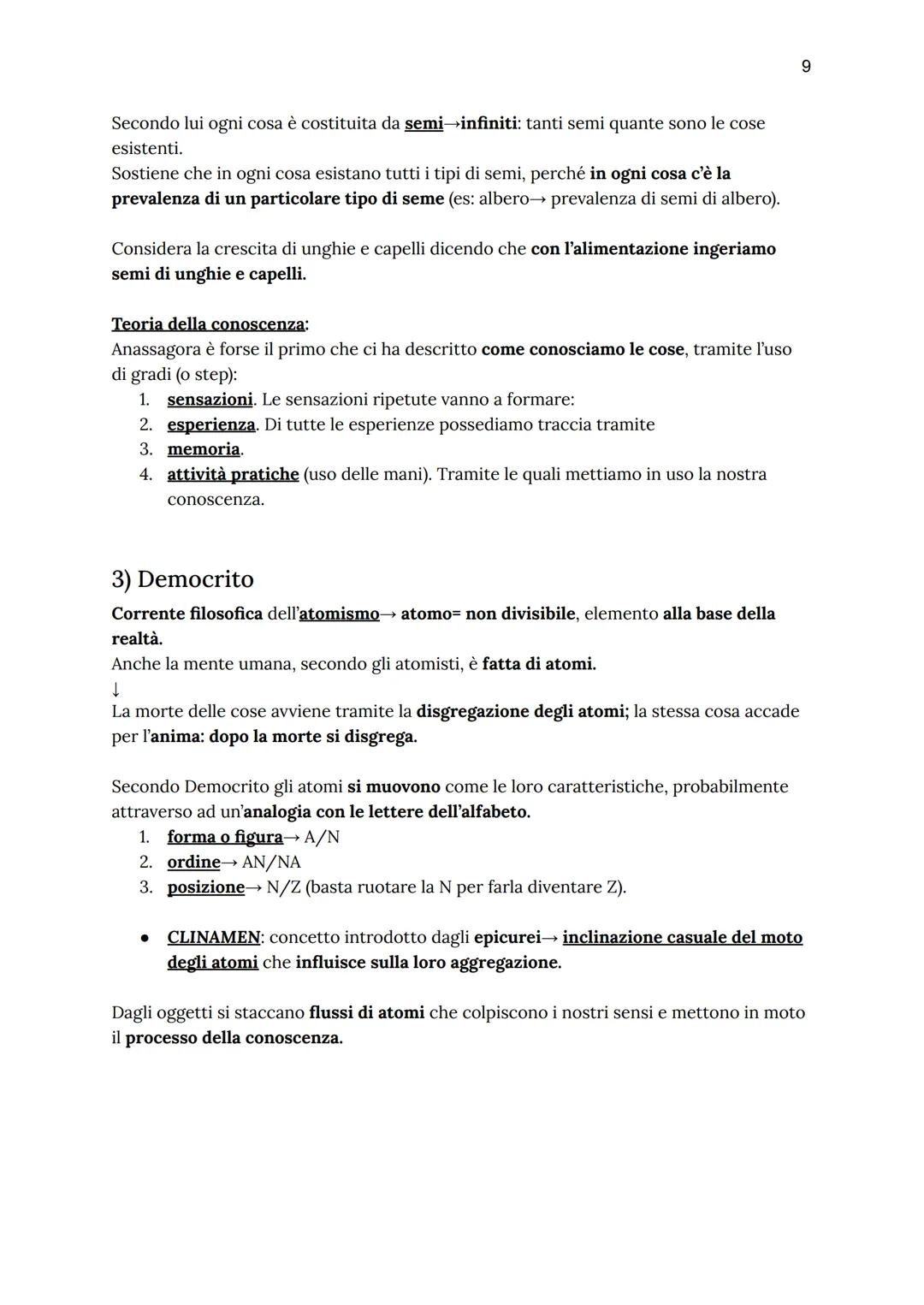 Nascita della filosofia
Il termine philosophia deriva dal greco e significa "amore per la sapienza" e viene usato
a partire da Socrate e Pla
