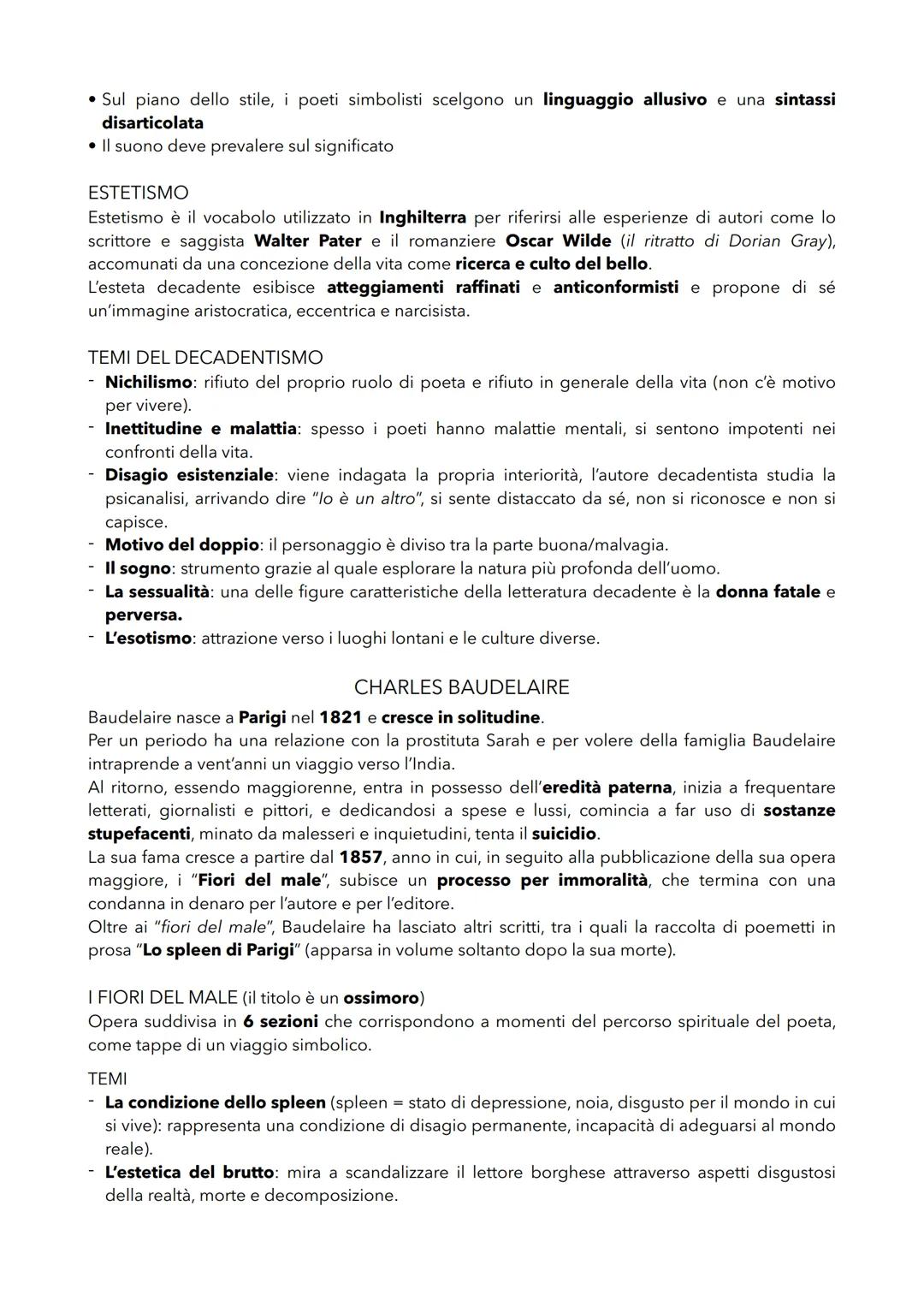# IL DECADENTISMO

Nello stesso periodo in cui dominano sul piano culturale il positivismo e su quello letterario il
Naturalismo-Verismo, na