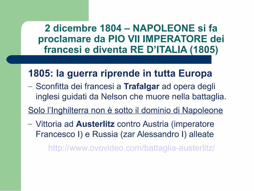 NAPOLEONE BONAPARTE
(1769-1821)
http://www.ovovideo.com/napoleone-bonaparte/ 1796- PRIMA CAMPAGNA
D'ITALIA
1795: il Direttorio affida al gio