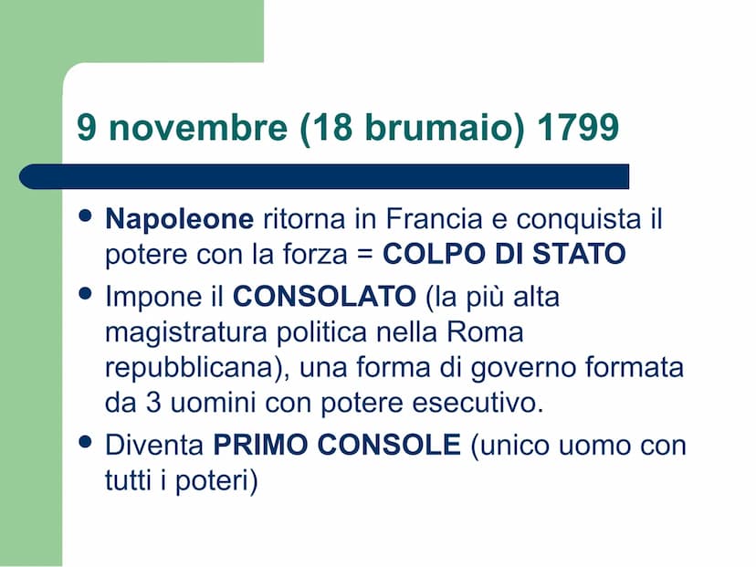 NAPOLEONE BONAPARTE
(1769-1821)
http://www.ovovideo.com/napoleone-bonaparte/ 1796- PRIMA CAMPAGNA
D'ITALIA
1795: il Direttorio affida al gio