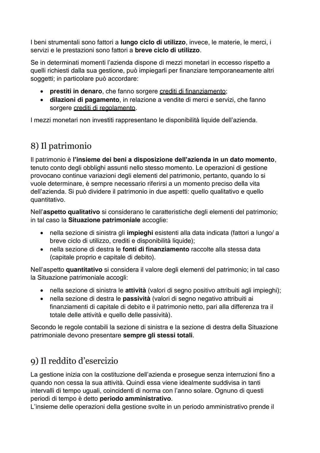 Capitolo 1
La gestione
1) Gestione, organizzazione, rilevazione
Il primo atto di vita di un'azienda è la sua progettazione con cui si stabil