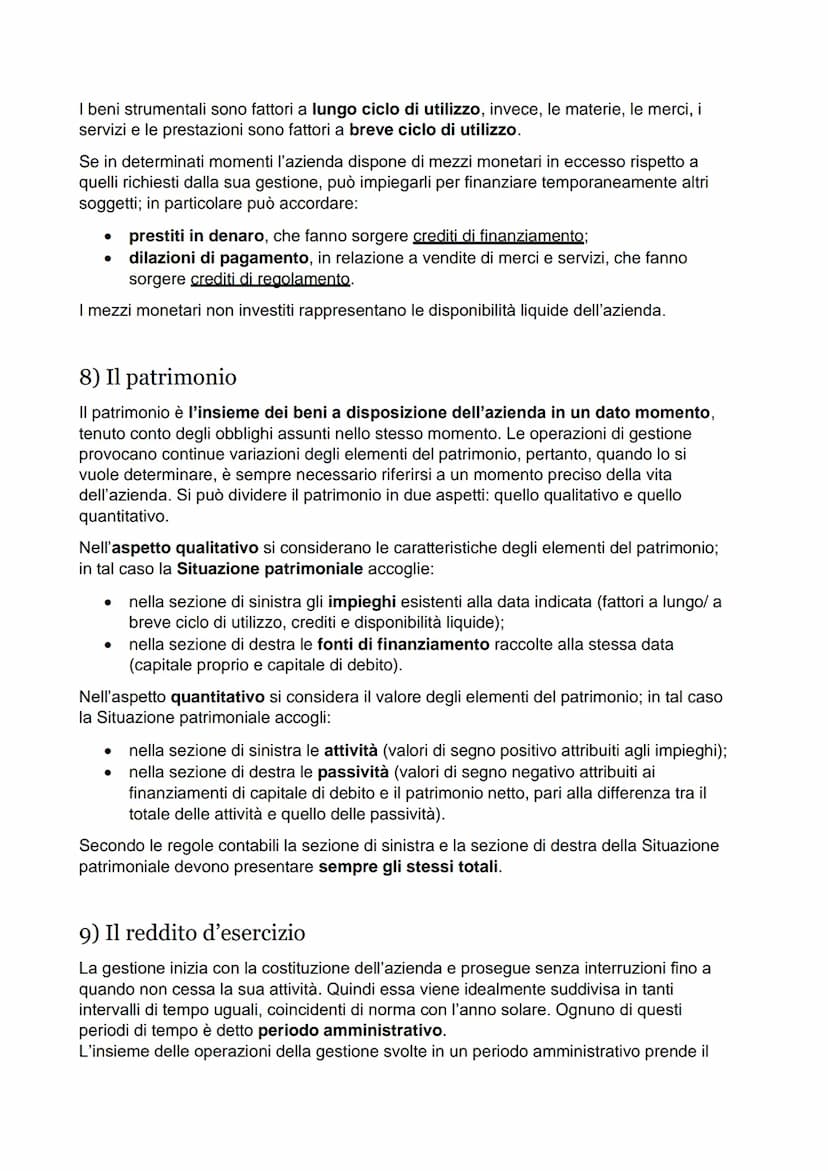 Capitolo 1
La gestione
1) Gestione, organizzazione, rilevazione
Il primo atto di vita di un'azienda è la sua progettazione con cui si stabil