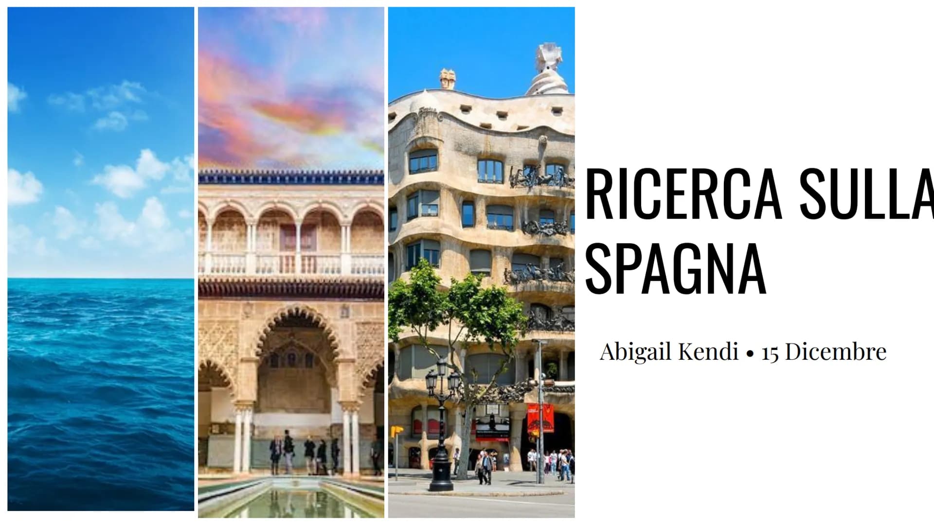 O
追
RICERCA SULLA
SPAGNA
Abigail Kendi. 15 Dicembre LA SPAGNA LA
MONARCHIA
La Spagna è una democrazia parlamentare e
una monarchia costituzi