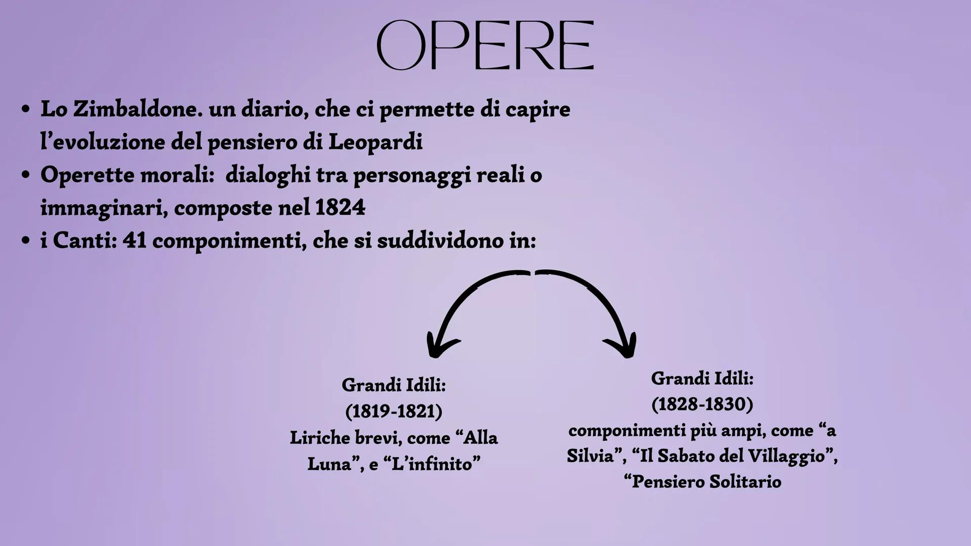 # GIACOMO LEOPARDI

VITA E OPERE # LA VITA

Nasce nel 1798 a Recanati. Viveva con due genitori
"complicati": la mamma era poco affettiva nei