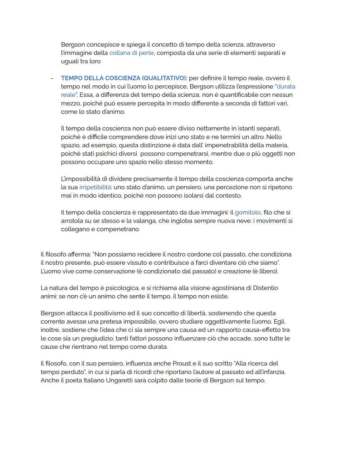 # BERGSON

Nel secondo 800, in clima positivista, si afferma lo Spiritualismo,, una corrente totalmente
opposta. Il filosofo da cui si svilu