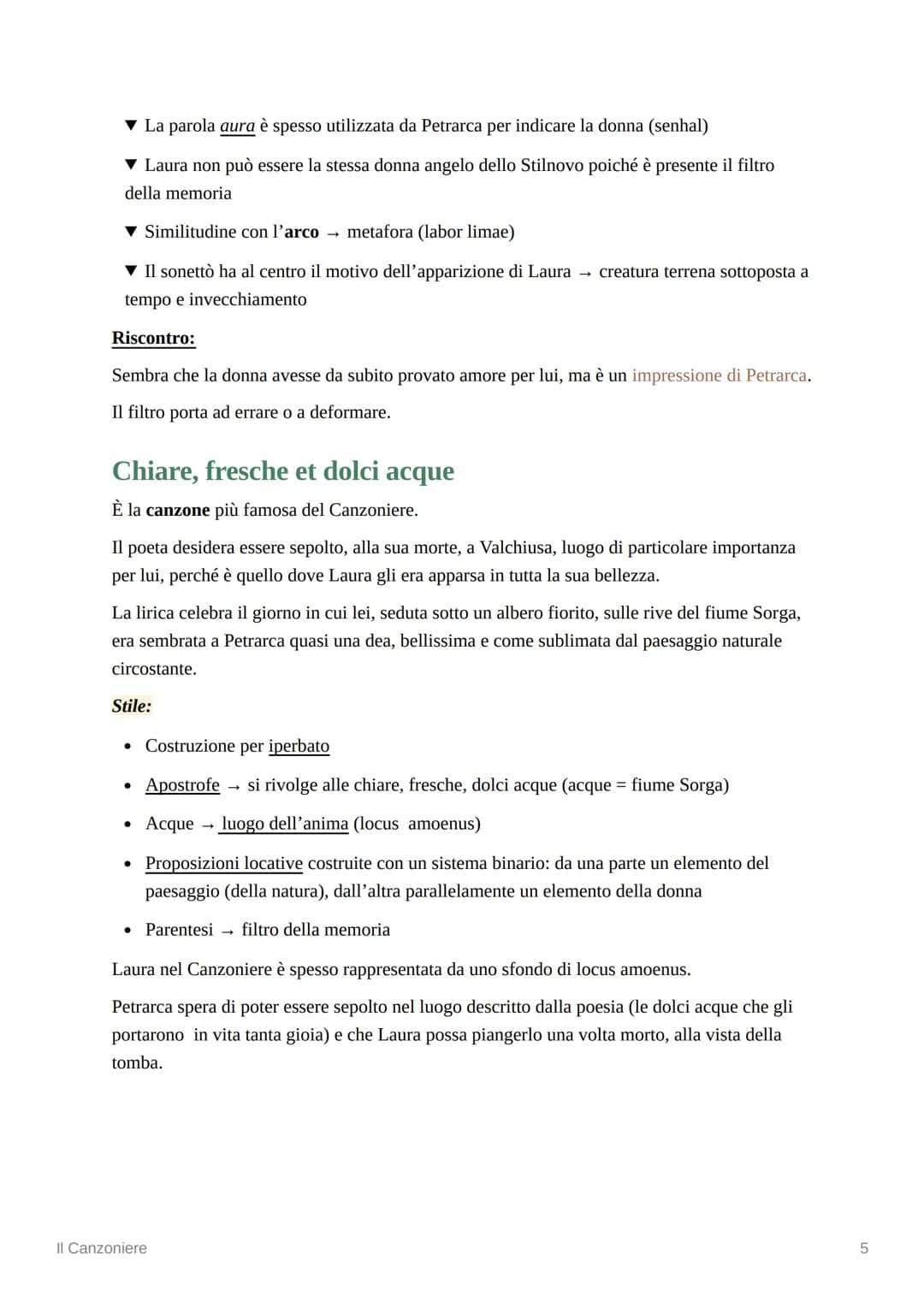 Il Canzoniere
Petrarca titola la sua raccolta Rerum vulgarium fragmenta, cioè Frammenti di componimenti
in volgare, ma anche popolari, di po