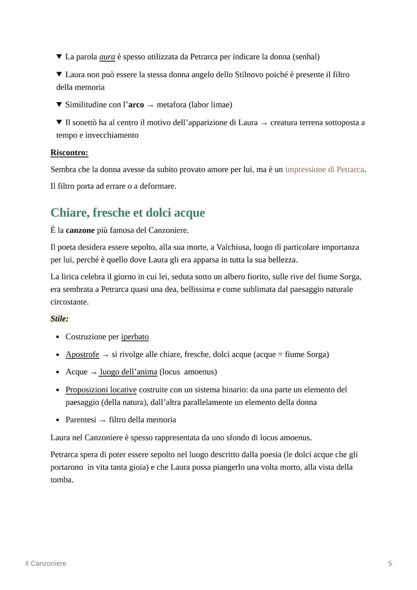 Il Canzoniere
Petrarca titola la sua raccolta Rerum vulgarium fragmenta, cioè Frammenti di componimenti
in volgare, ma anche popolari, di po