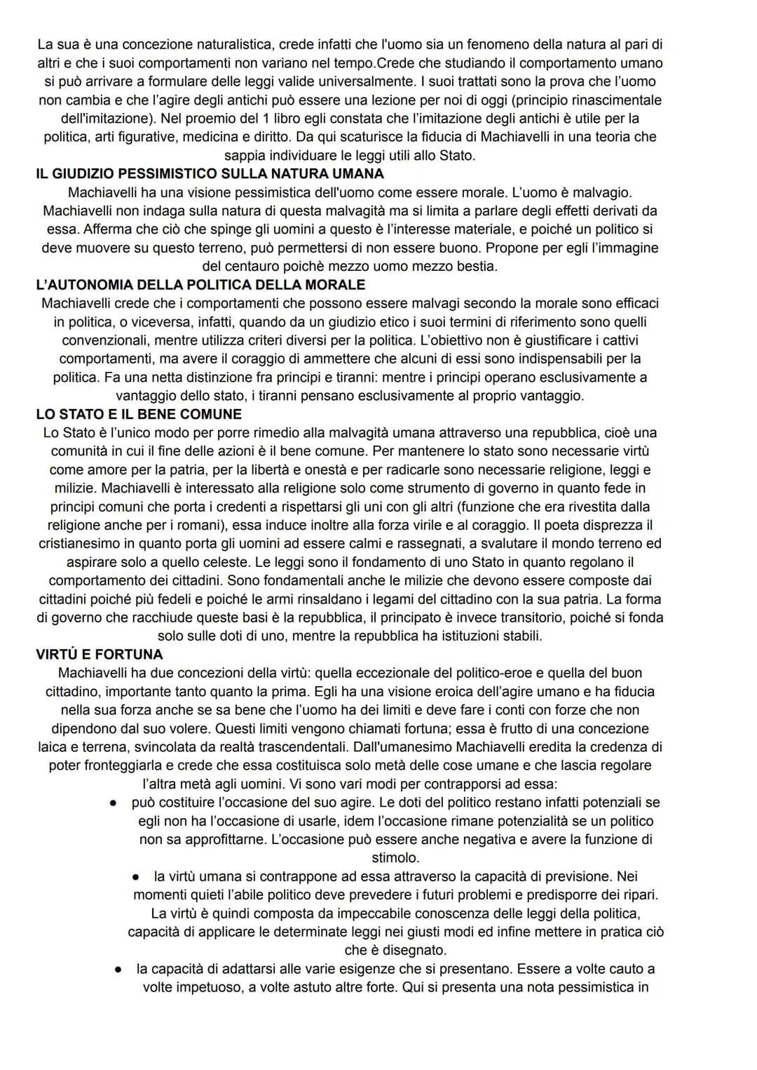 1. LA VITA
L'ATTIVITÀ POLITICA
Niccolò Machiavelli nacque a Firenze nel 1469 da una famiglia borghese. Ebbe un'educazione
umanistica. Nel 14