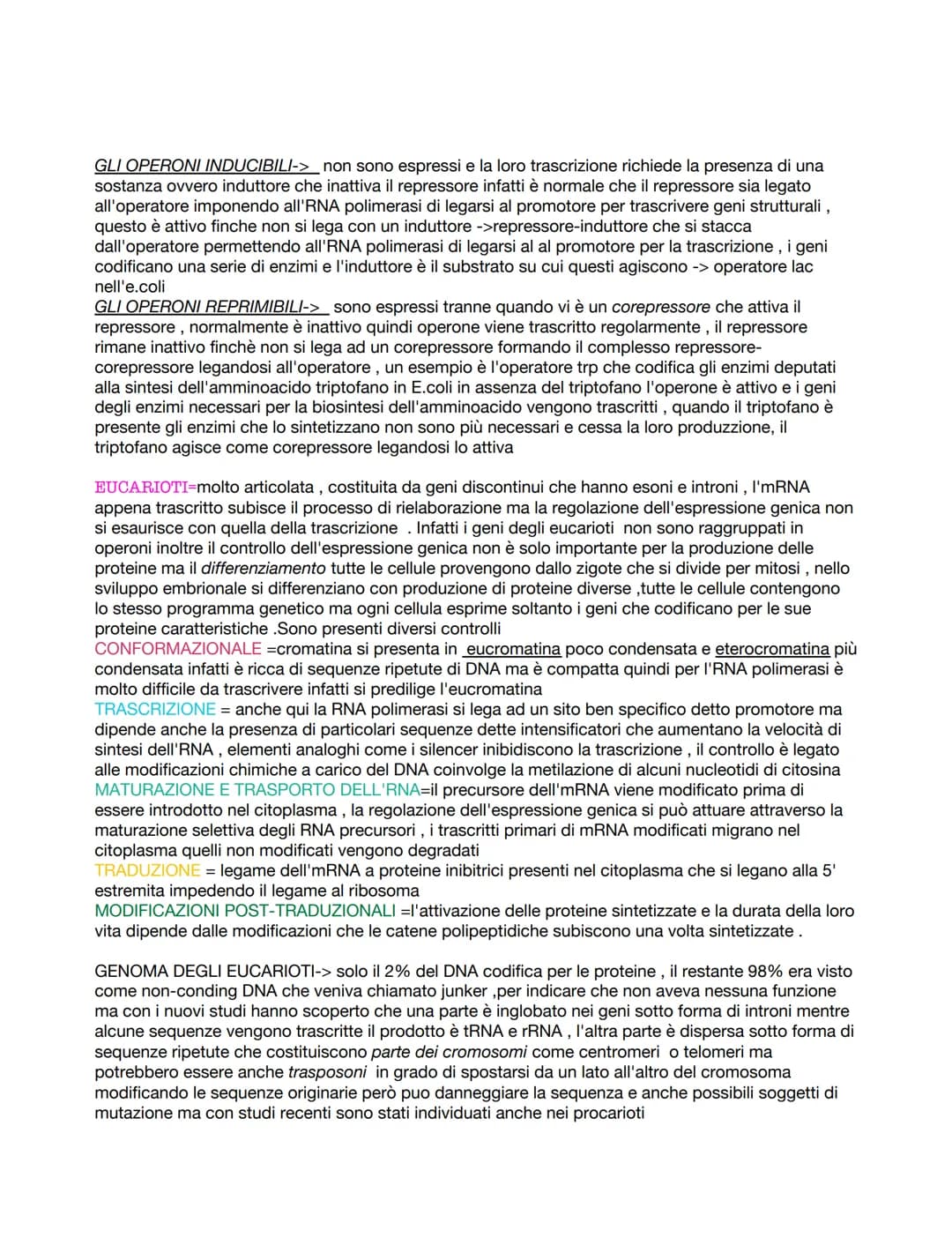 L'unità base dell'eredità è il gene, venne scoperto che i cromosomi sono composti da DNA acido
desossiribonucleico e proteine, uno di questi