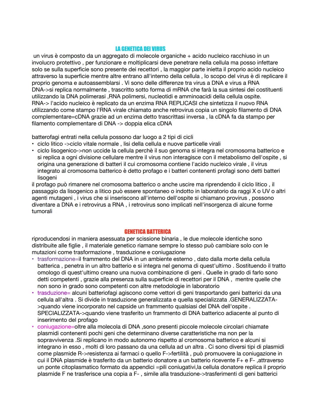 L'unità base dell'eredità è il gene, venne scoperto che i cromosomi sono composti da DNA acido
desossiribonucleico e proteine, uno di questi