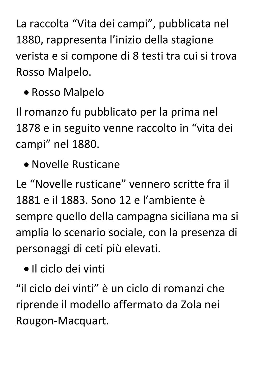 Giovanni Verga
Vita e opere
Giovanni Verga è tra i
narratori italiani più noti della
seconda metà dell'800. Fu
autore di romanzi, novelle e
