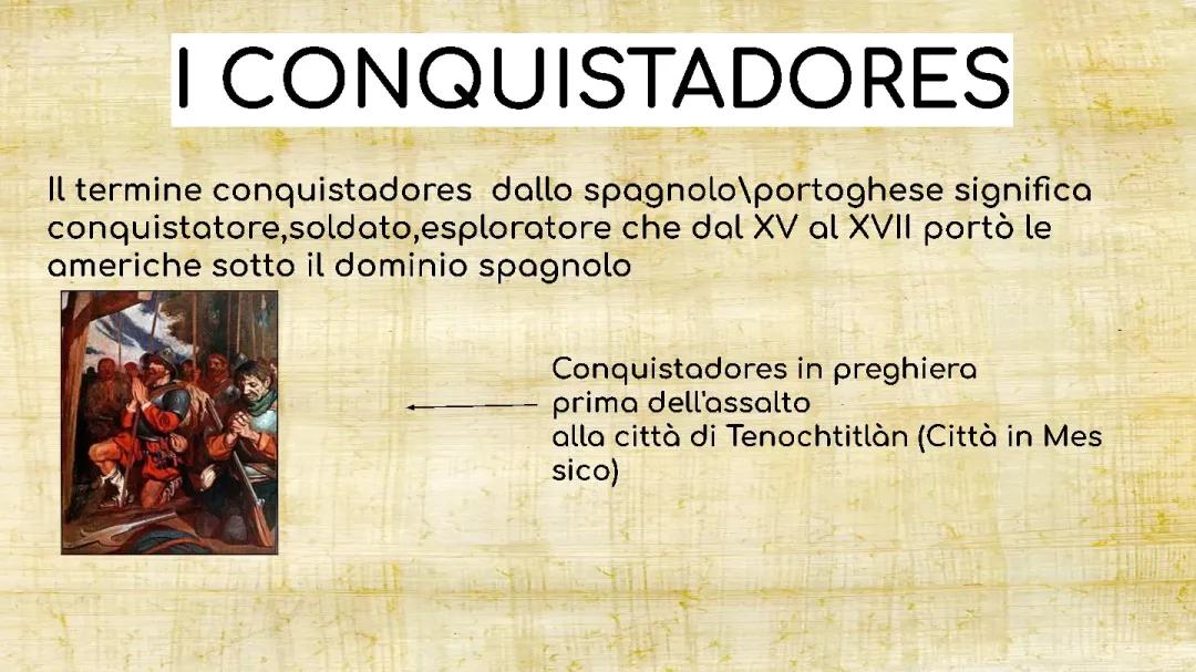 Los conquistadores en América