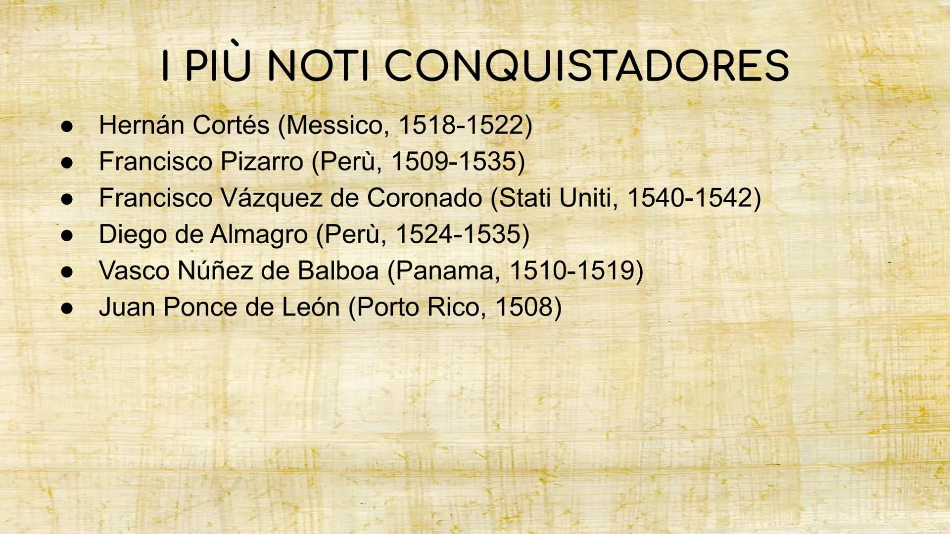 I CONQUISTADORES
Il termine conquistadores dallo spagnolo\portoghese significa
conquistatore,soldato, esploratore che dal XV al XVII portò l