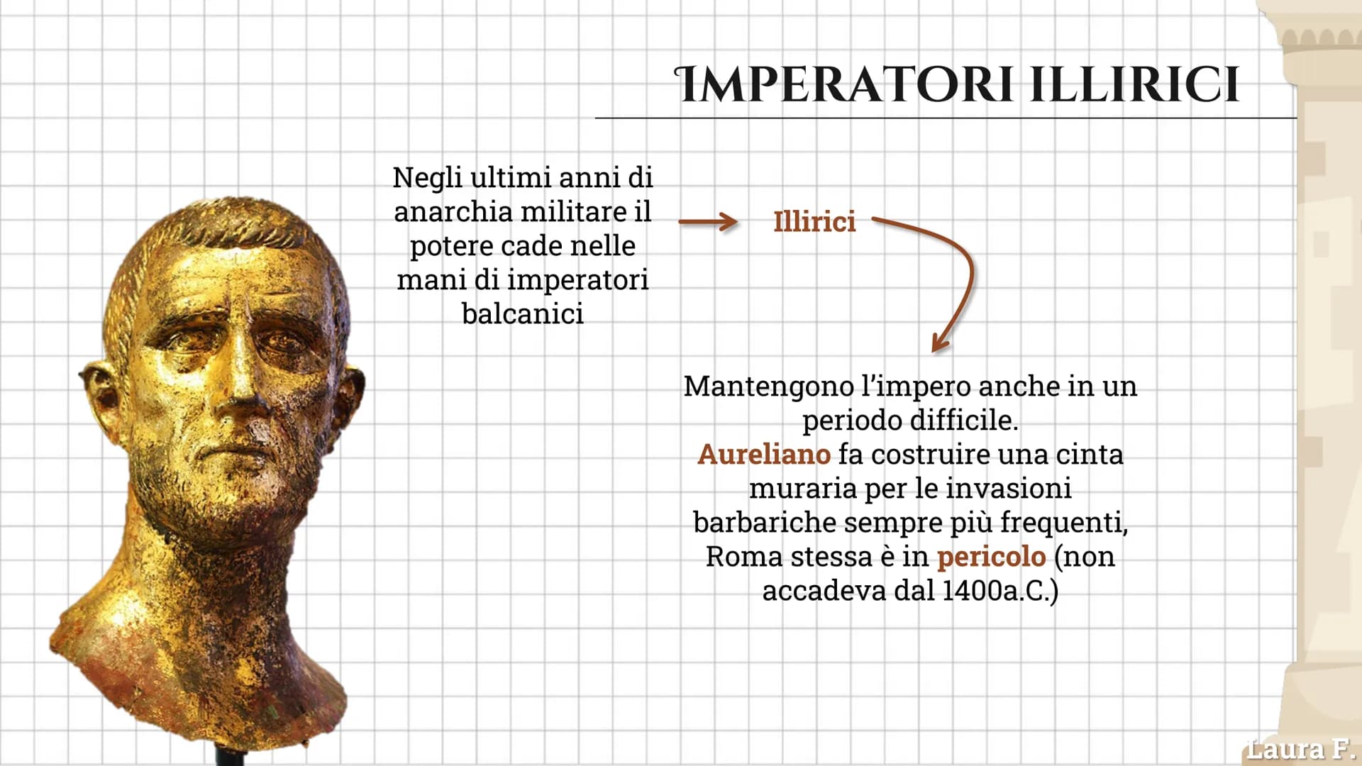 LA CRISI DEL
III SECOLO SECOLO DI TRANSIZIONE
II secolo
primi segni
Secolo d'oro
Crisi
economica eNel III sec
sociale
Diffusione
latifondo e