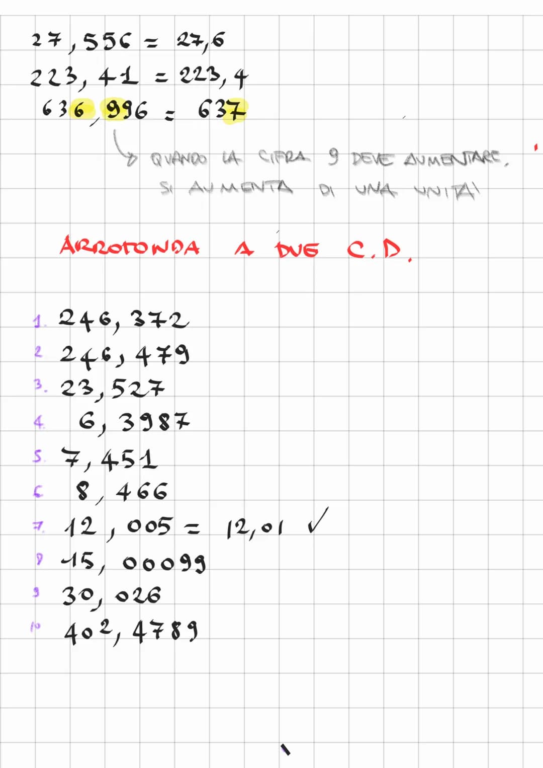 NOTAZIONE SCIENTIFICA
0,0003,6
2·10 =
3
2 10
2.
2
POSITIVO
27 008 00 = 2,7 10⁰° PERCHE MI SPOSTU
A DESTRA
trascuro la
cifra 8 perché
10² è u