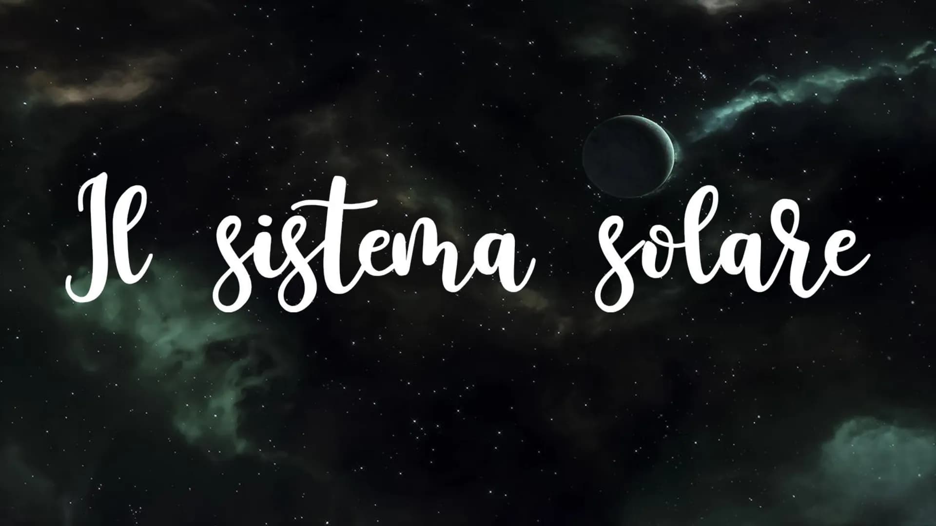 Il sistema solare COSA SI INTENDE PER SISTEMA SOLARE?
Per Sistema Solare si intende un insieme di corpi celesti, esso è
formato da:
8 pianet