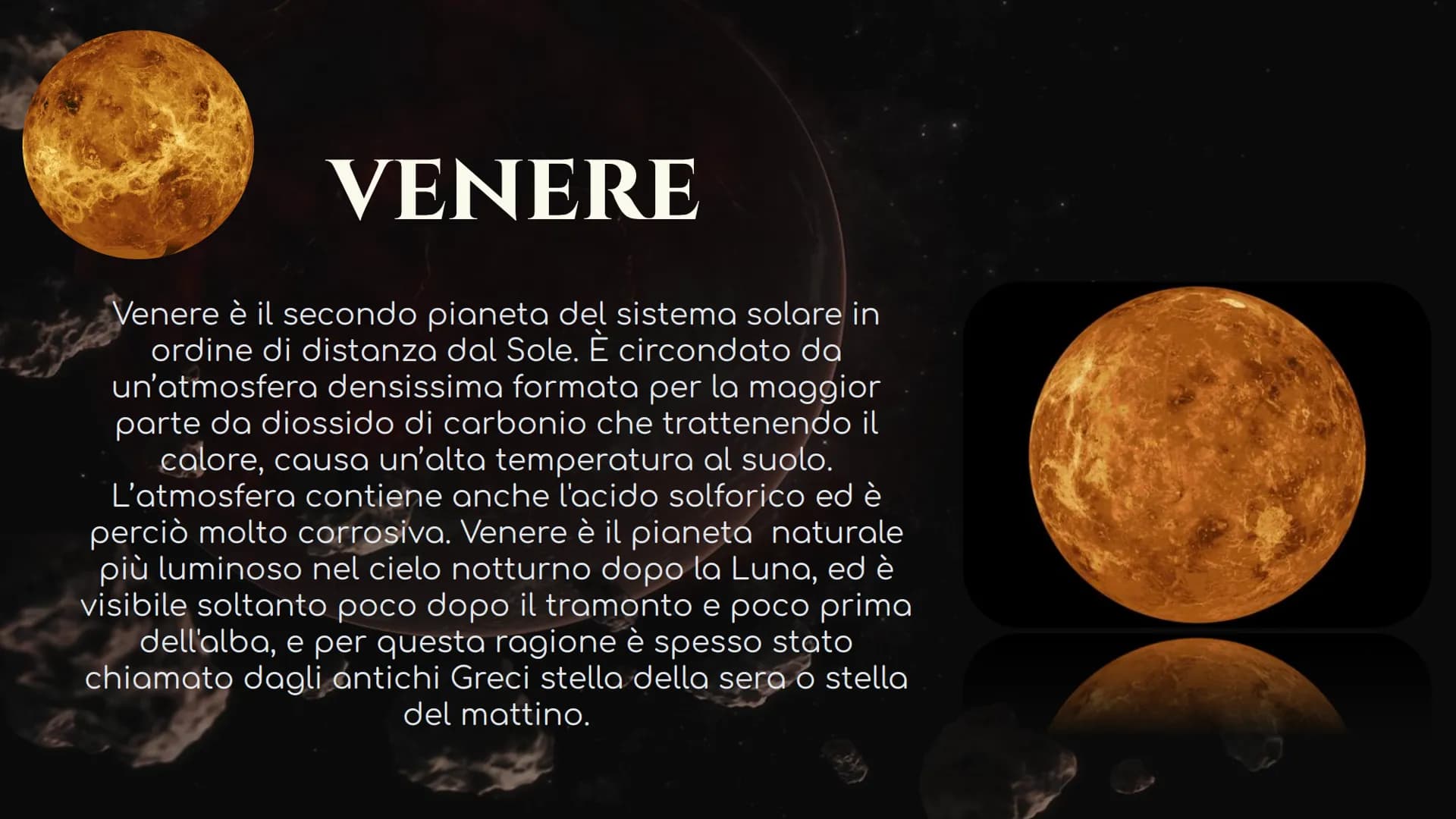 Il sistema solare COSA SI INTENDE PER SISTEMA SOLARE?
Per Sistema Solare si intende un insieme di corpi celesti, esso è
formato da:
8 pianet