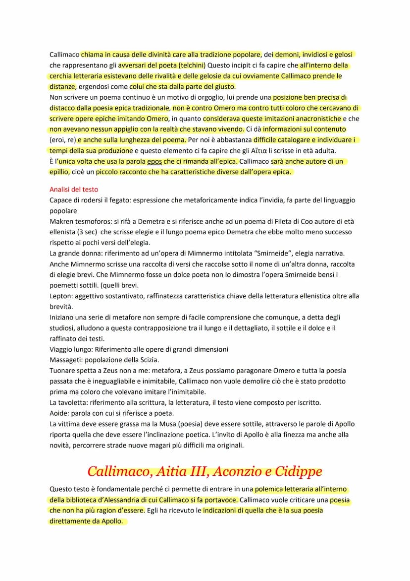 
<p>La letteratura greca ha creato generi letterari come l'epica, l'elegia, il giambo e il teatro. Ma gli autori dell'età ellenistica cercan