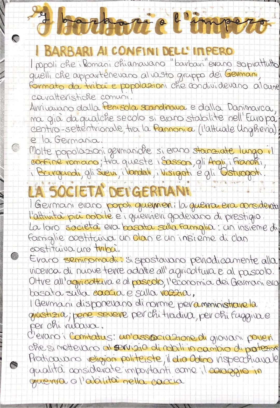 I barbari e l'impero
I BARBARI AI CONFINI DELL' INPERO
I popoli che i Romani chiamavano "barbari erano soprattutto
quelli che appartenevano 