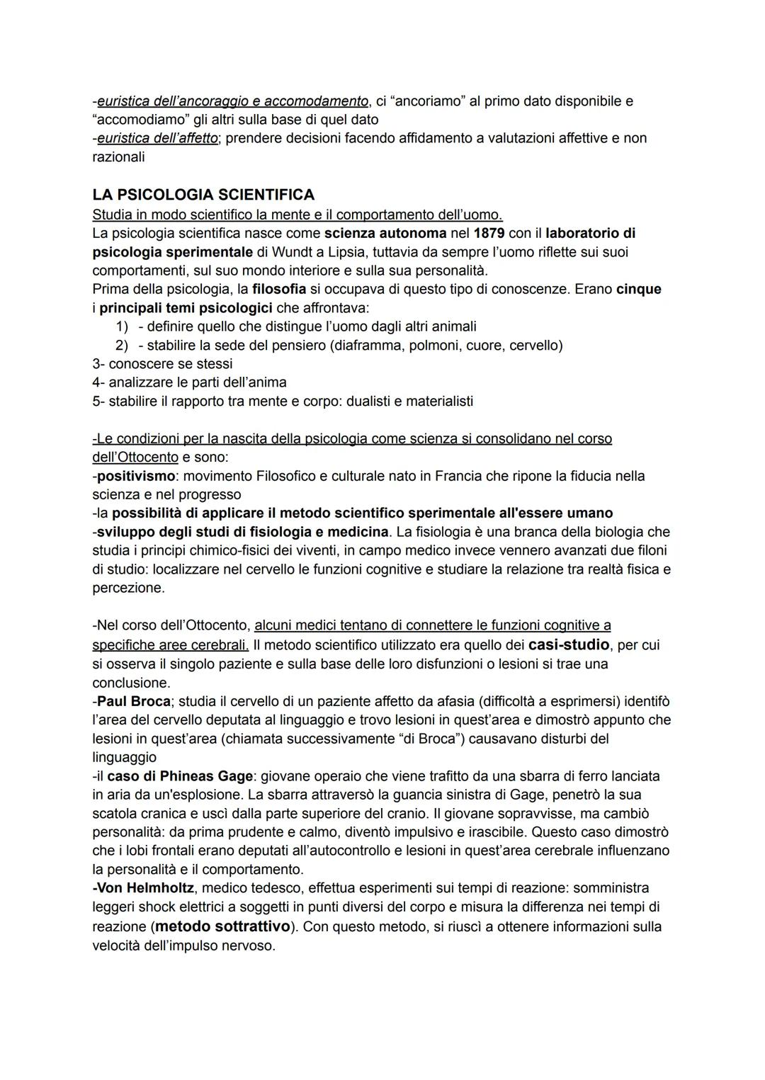 PSICOLOGIA INGENUA VS SCIENTIFICA
La psicologia ingenua è un modo di pensare rapido e veloce usato da tutti per comprendere
e analizzare com