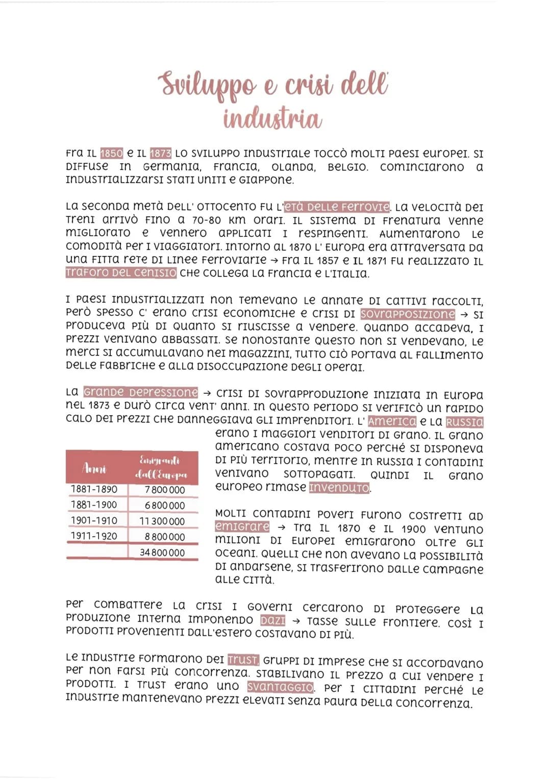 
<p>La popolazione europea cominciò a crescere alla fine dell'Ottocento, contando 400 milioni di persone. Questo aumento non era la consegue