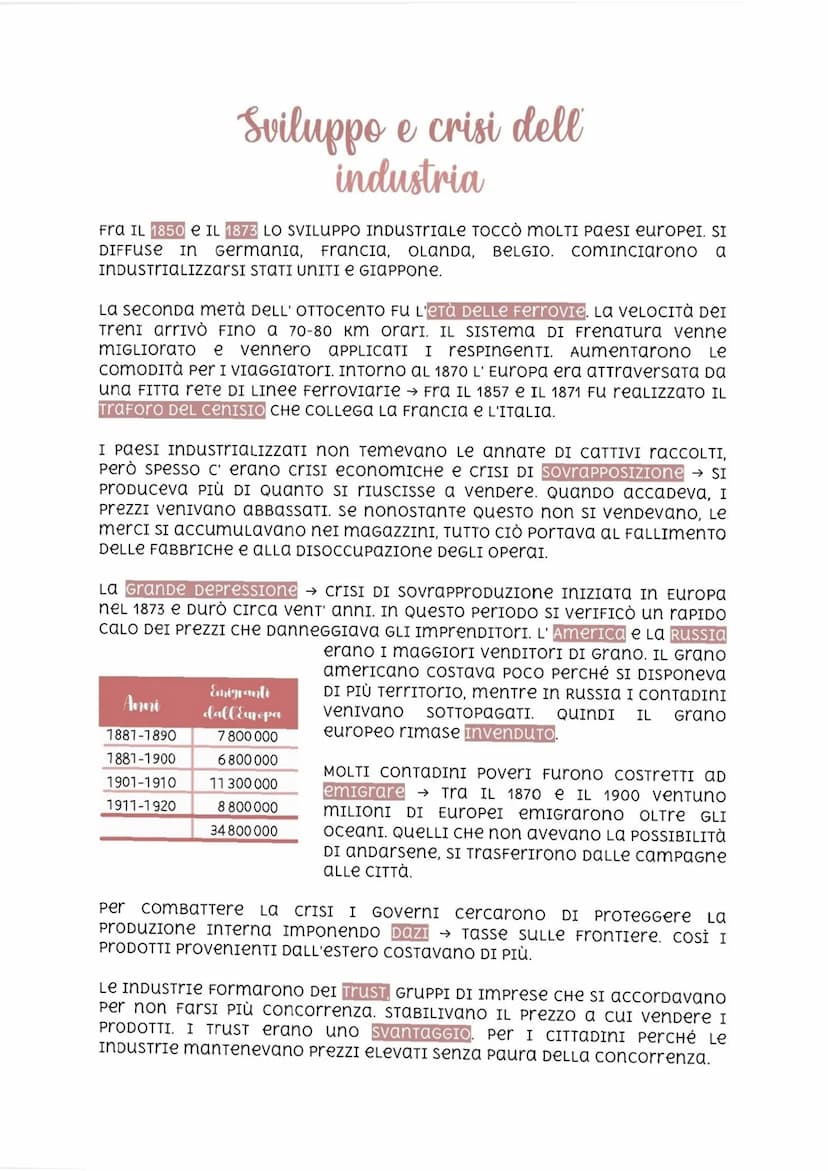 
<p>La popolazione europea cominciò a crescere alla fine dell'Ottocento, contando 400 milioni di persone. Questo aumento non era la consegue