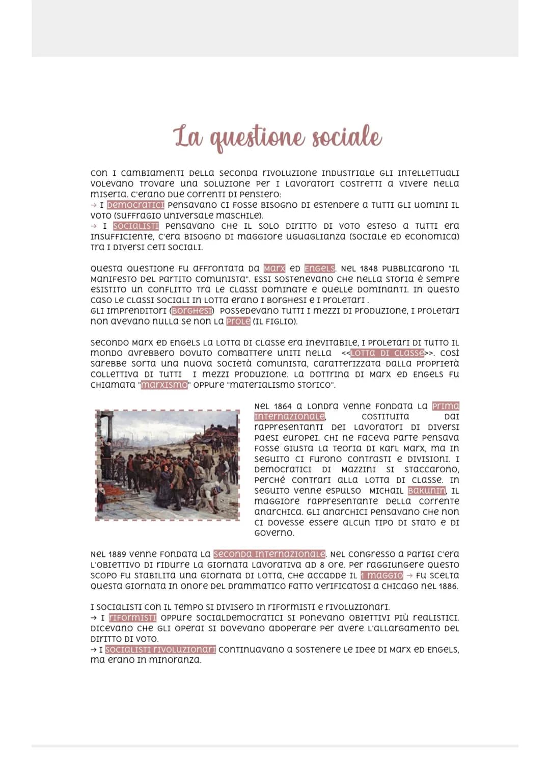 
<p>La popolazione europea cominciò a crescere alla fine dell'Ottocento, contando 400 milioni di persone. Questo aumento non era la consegue