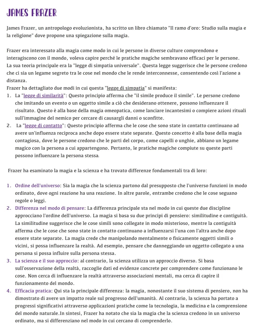LA MAGIA La magia è il potere di influenzare, attraverso l'uso di sostanze, gesti o
formule, il corso degli eventi e la natura delle cose
Ta