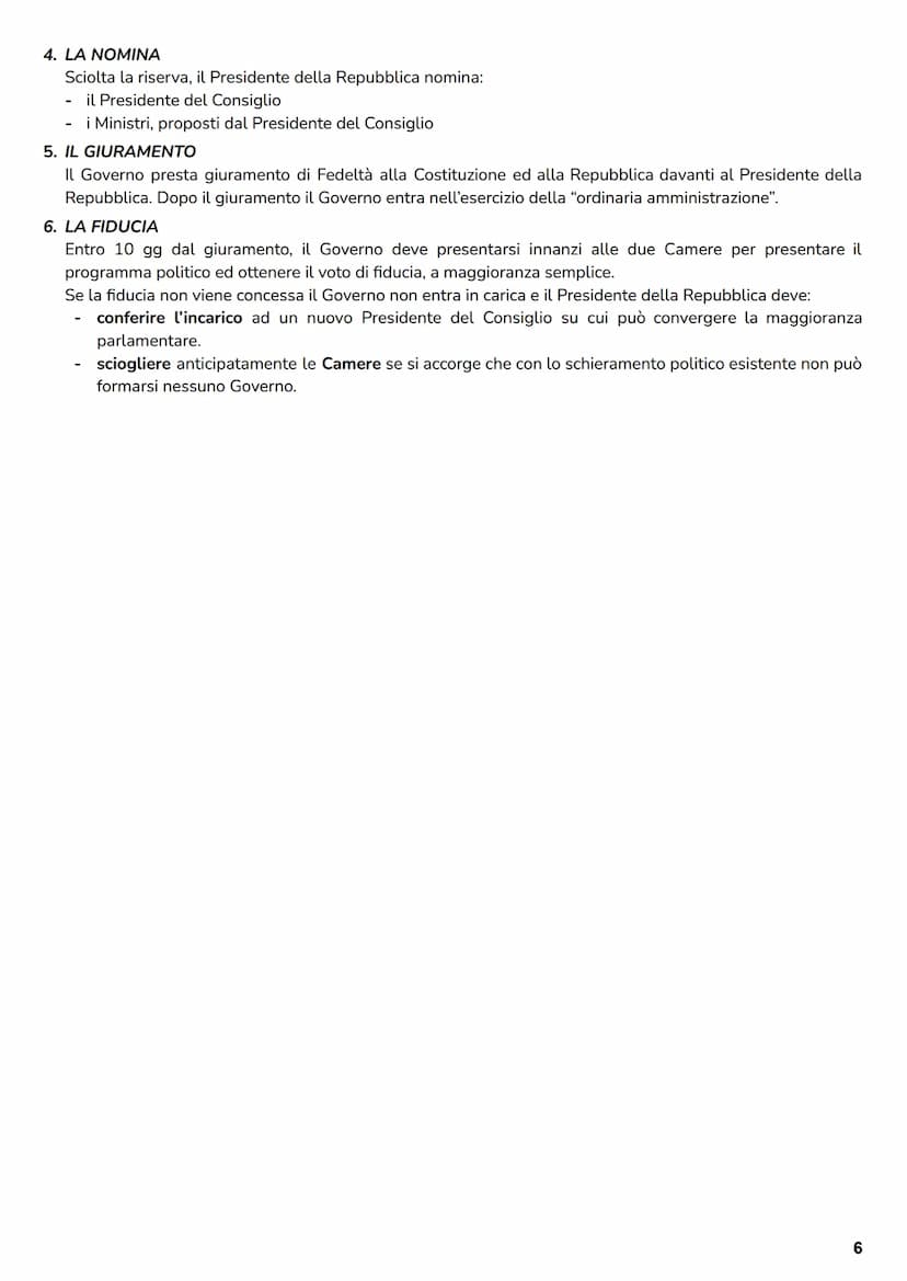PARLAMENTO
Il parlamento italiano è formato da due camere con stesse funzioni e stessi poteri (bicameralismo perfetto):
→ Camera dei deputat