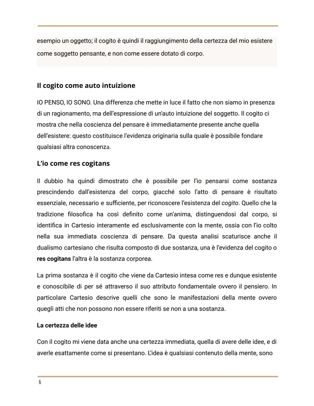 Cartesio
Vita e opere
La formazione a La Flèche, la partecipazione alla guerra e
l'intuizione del metodo, il trasferimento in Olanda.
René D