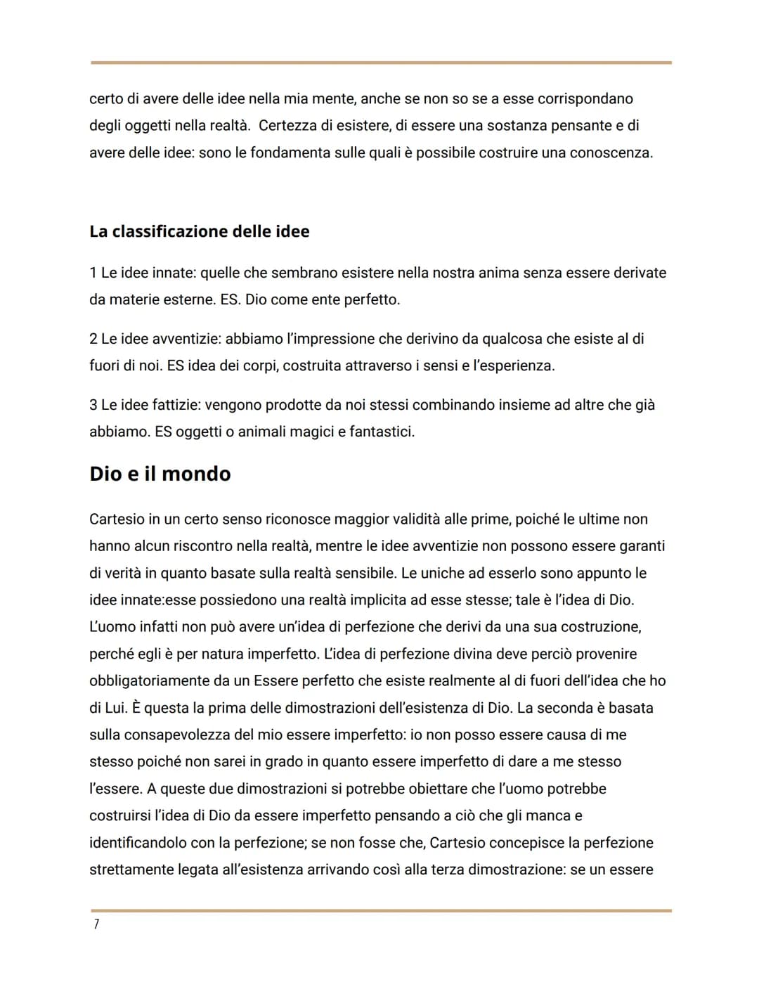 Cartesio
Vita e opere
La formazione a La Flèche, la partecipazione alla guerra e
l'intuizione del metodo, il trasferimento in Olanda.
René D