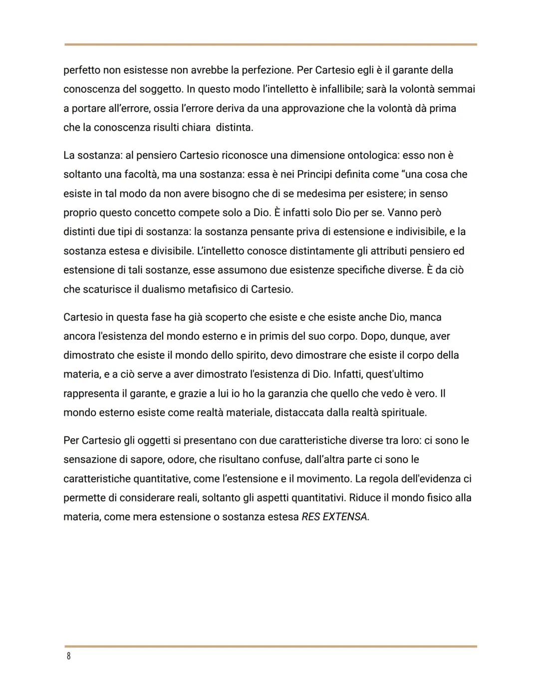 Cartesio
Vita e opere
La formazione a La Flèche, la partecipazione alla guerra e
l'intuizione del metodo, il trasferimento in Olanda.
René D