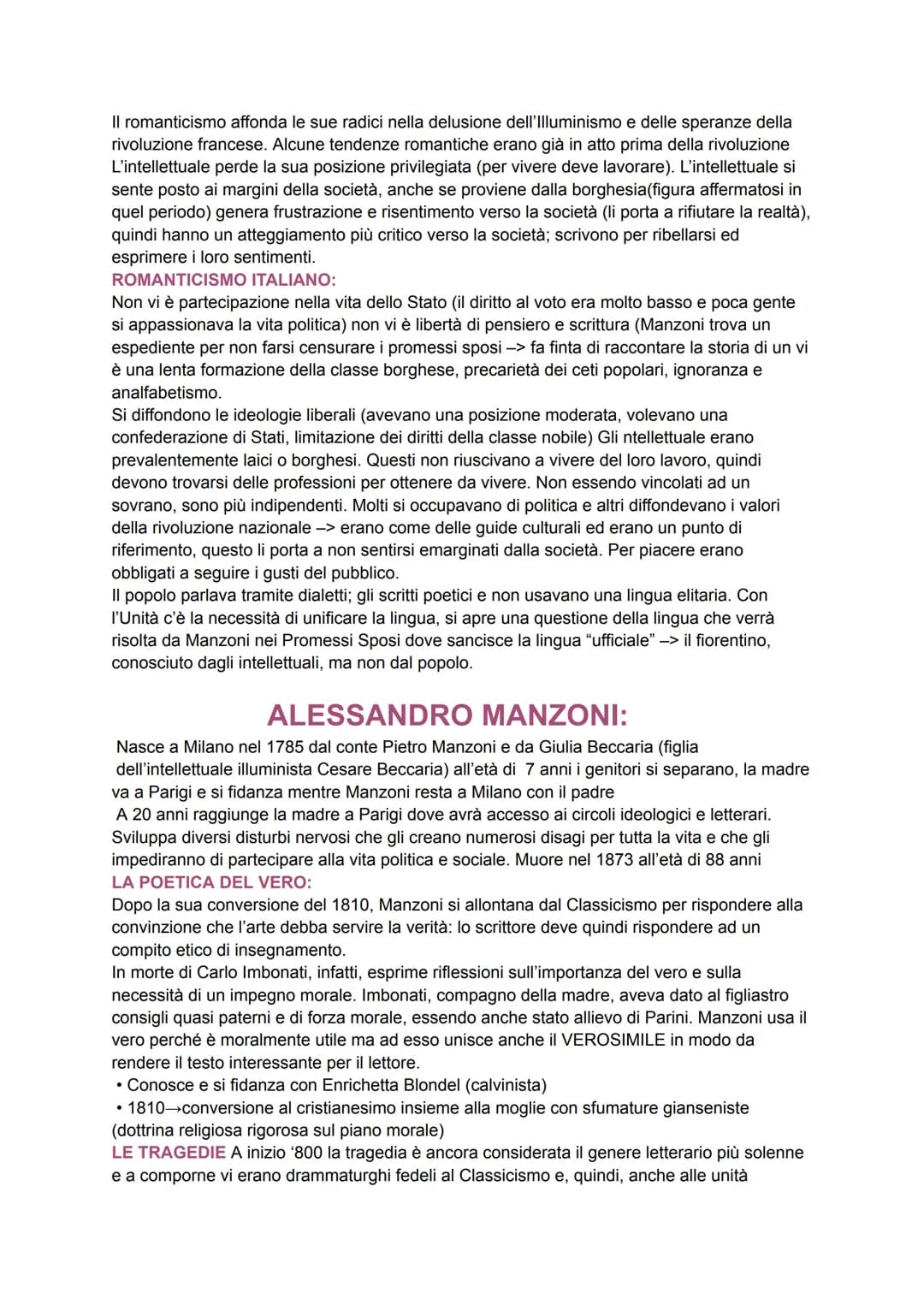 TUTTO IL PROGRAMMA DI
Italiano
Il Romanticismo è un movimento culturale che comprende tutte le braccia del sapere
Il termine Romanticismo pu