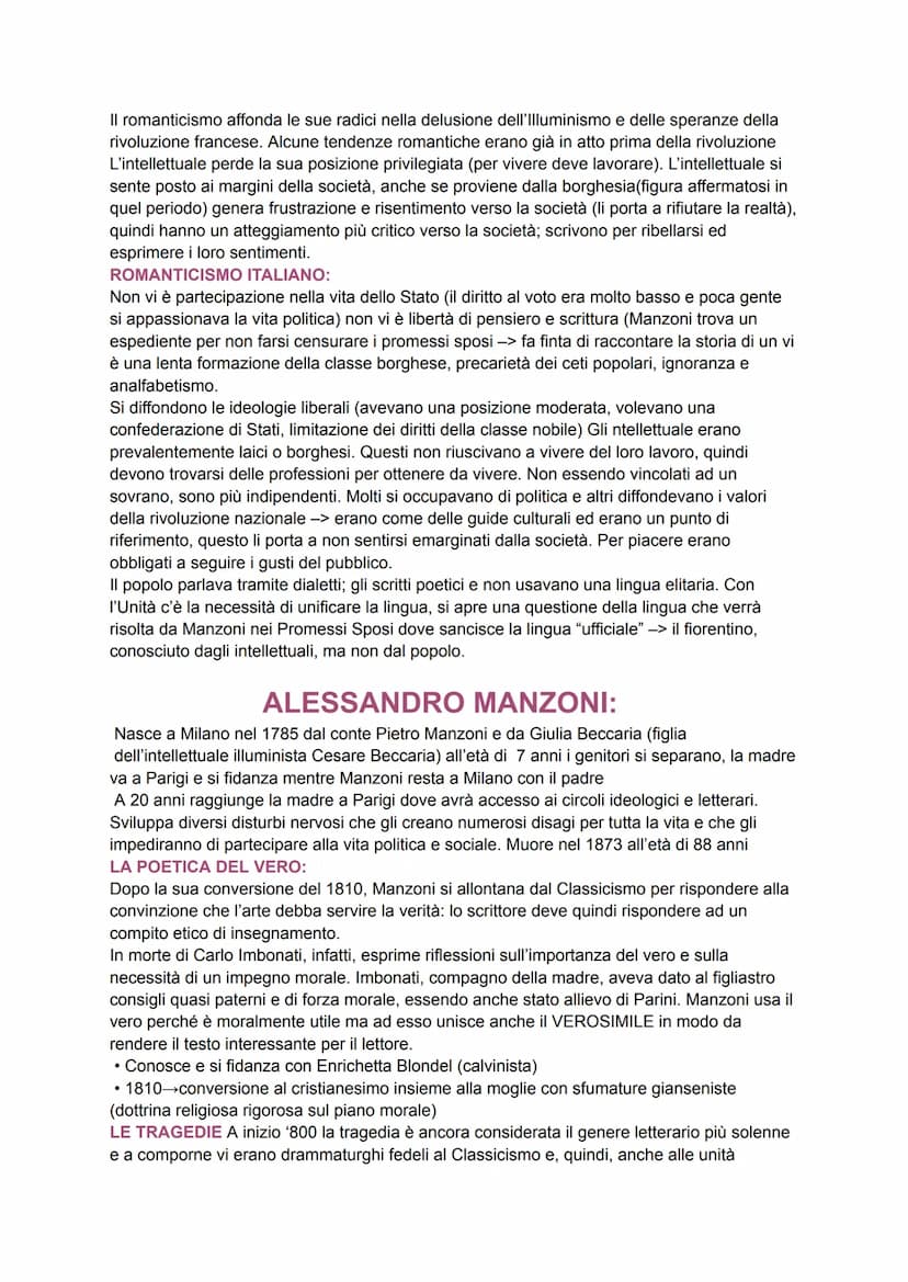 TUTTO IL PROGRAMMA DI
Italiano
Il Romanticismo è un movimento culturale che comprende tutte le braccia del sapere
Il termine Romanticismo pu