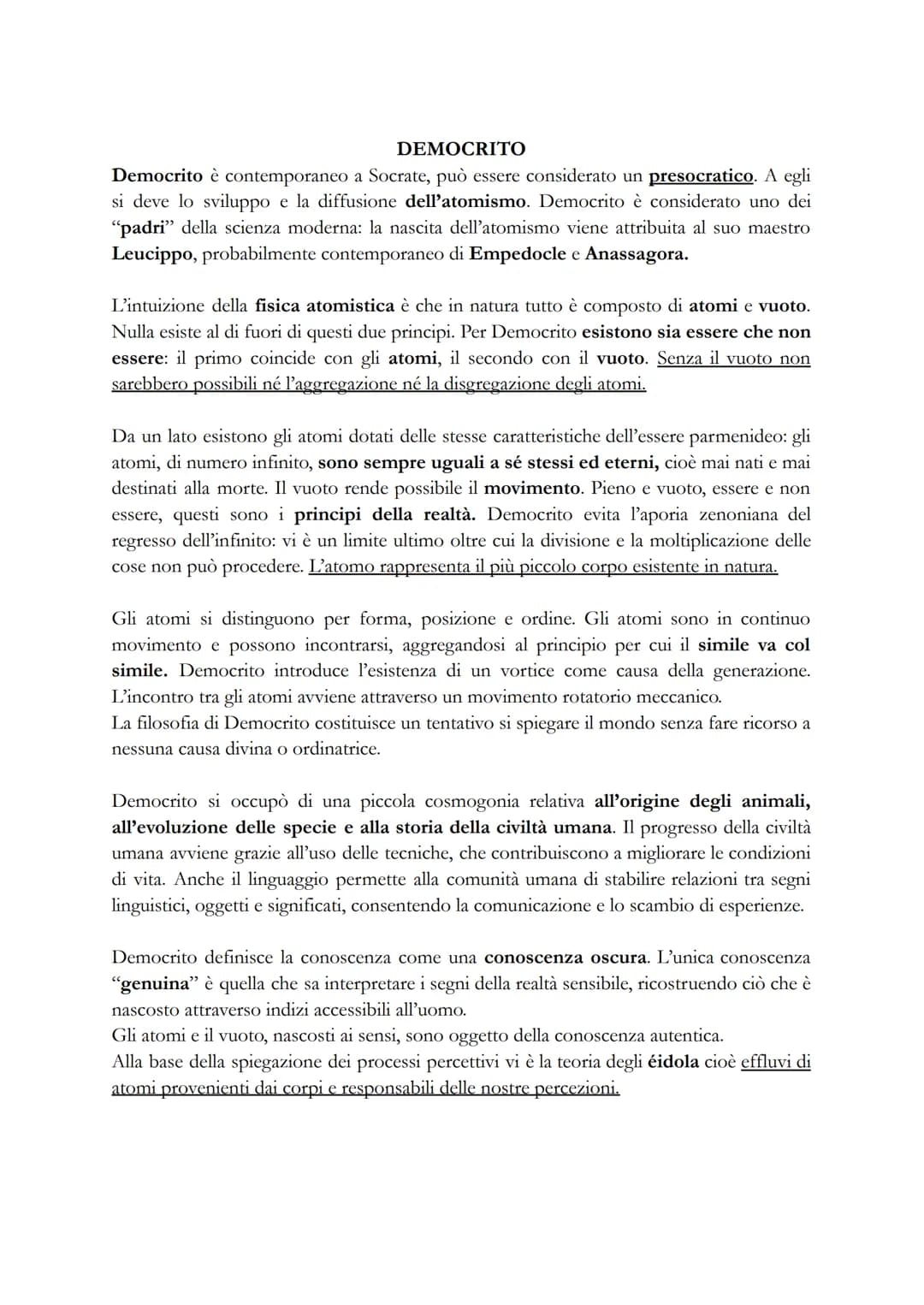 ERACLITO
Eraclito visse tra il VI e il V secolo a.C., contemporaneo a Parmenide. Eraclito è famoso
come il filosofo del divenire, a lui è at