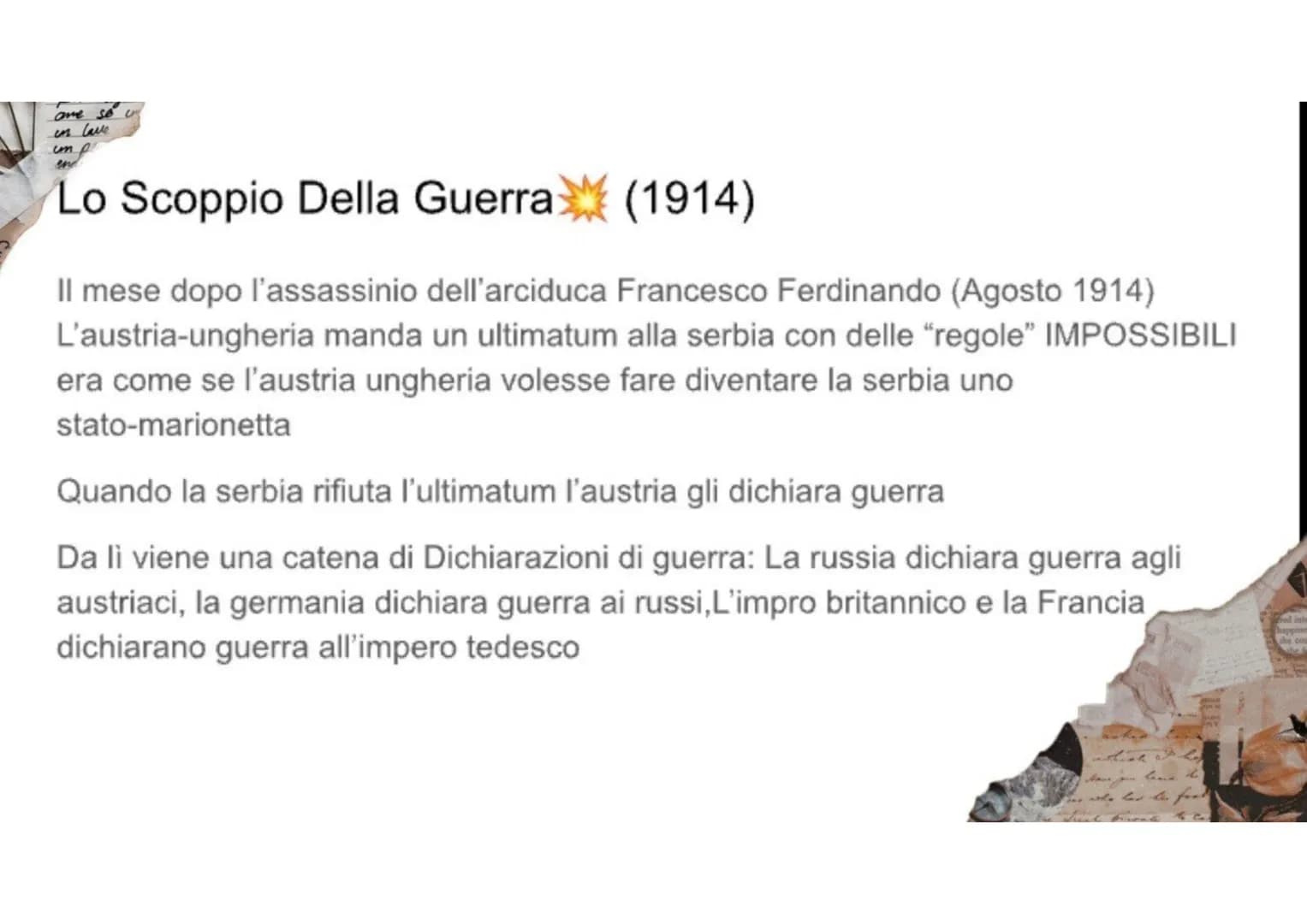 La Prima Guerra Mondiale
Secpricata
enough to
st think that
borted by the
that they are
selves by da-
ad be more dis-
erty like
hot trouble 