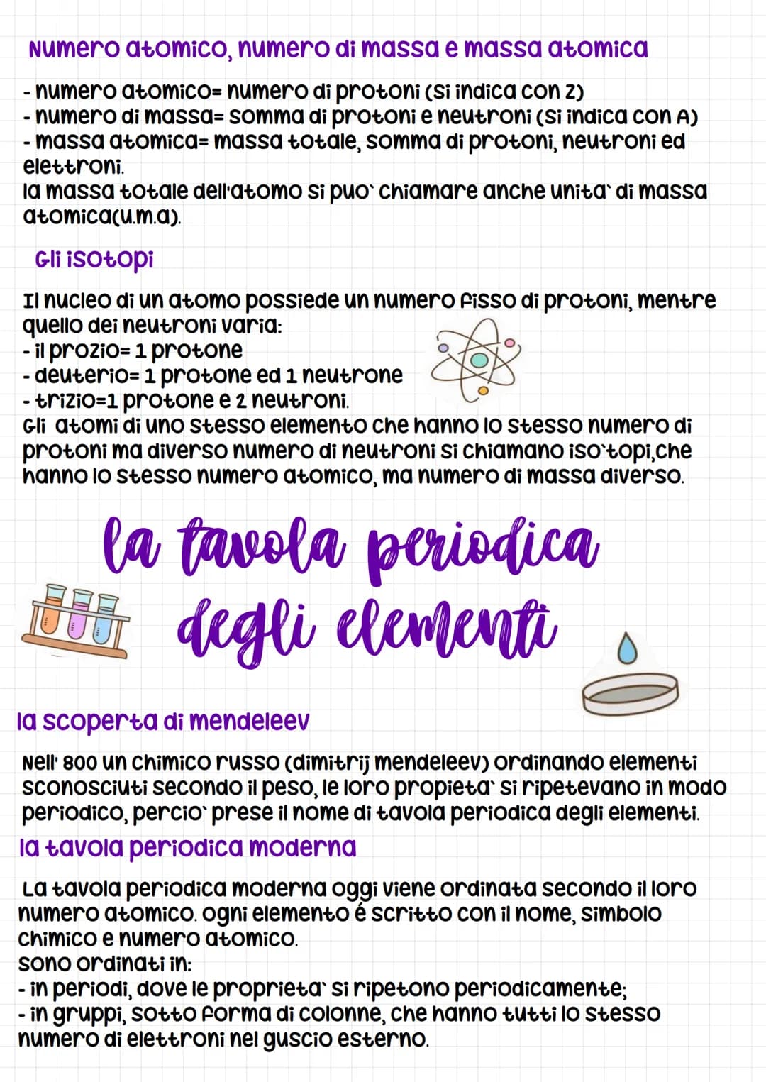 I atomo e la sua
struttura
che cos'é un atomo
Le molecole a loro volta sono formate da unita ancora più piccole:
gli atomi. Il termine atomo