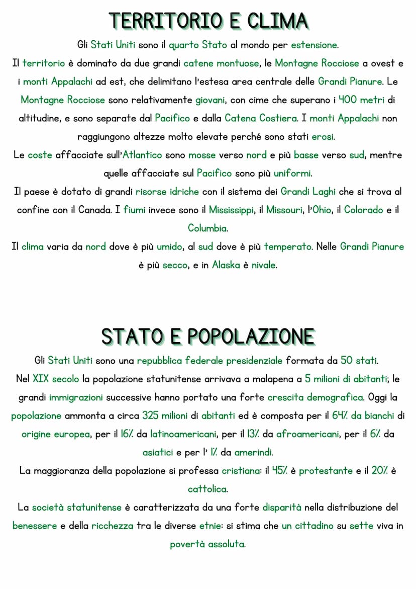 GLI STATI UNITI
SUPERFICIE: 9 271 219 km2
POPOLAZIONE: 325 719 178 abitanti
DENSITA': 35 abitanti a km2
FORMA DI GOVERNO: Repubblica federal