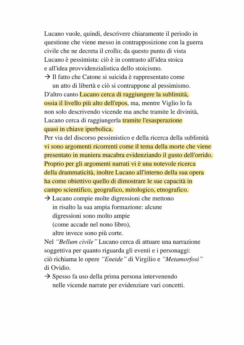 Contesto storico
Il regno di Nerone è un periodo ricco dal punto di vista culturale,
infatti forniscono molti autori significativi come Luca