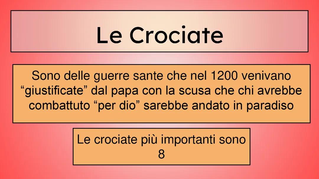 Le crociate