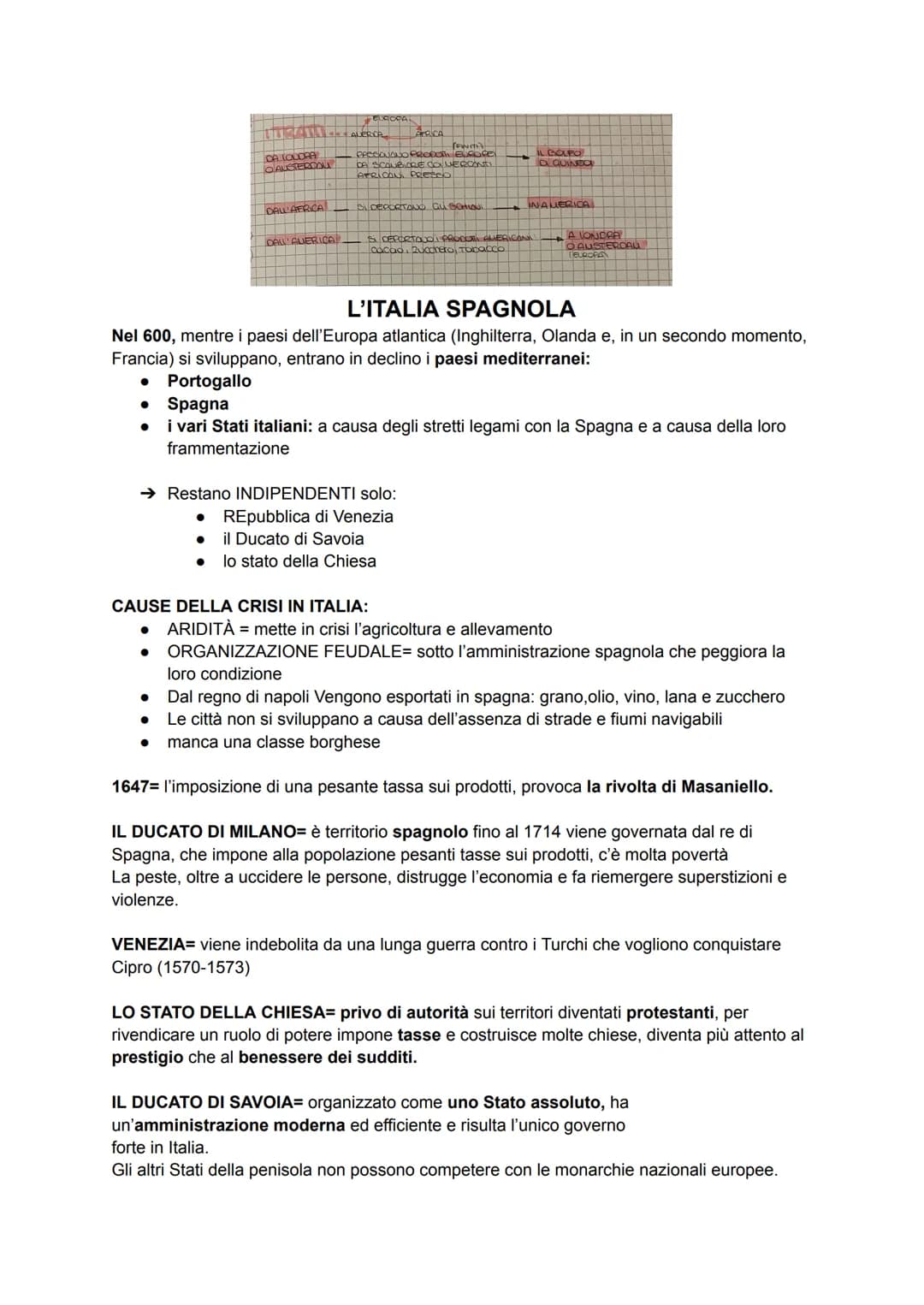 IL 600
→ CRISI DEMOGRAFICA ECONOMICA, In Europa meridionale e centrale
(1620-1670)
→ SQUILIBRI politici in:
● ITALIA: frammentata, guerra co