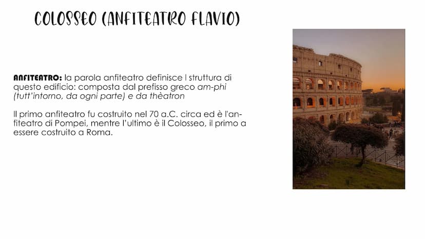 12
ANYMOU WONLLEITUE ●
OPUS CAEMENTICIUM
Alla base dell'architettura romana troviamo un nuovo
materiale quasi indistruttibile, l'Opera Cemen