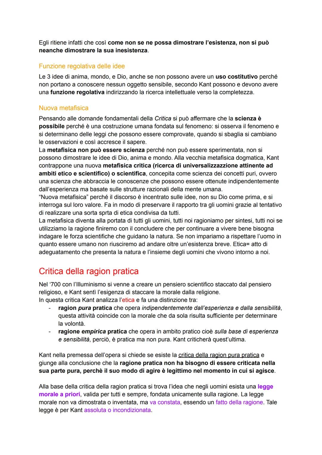 Kant
Con il suo sistema filosofico, Kant inaugura una nuova fase del pensiero moderno. Il suo iter
filosofico può essere scandito in 2 fasi: