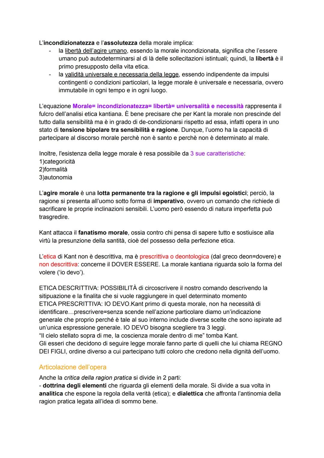 Kant
Con il suo sistema filosofico, Kant inaugura una nuova fase del pensiero moderno. Il suo iter
filosofico può essere scandito in 2 fasi:
