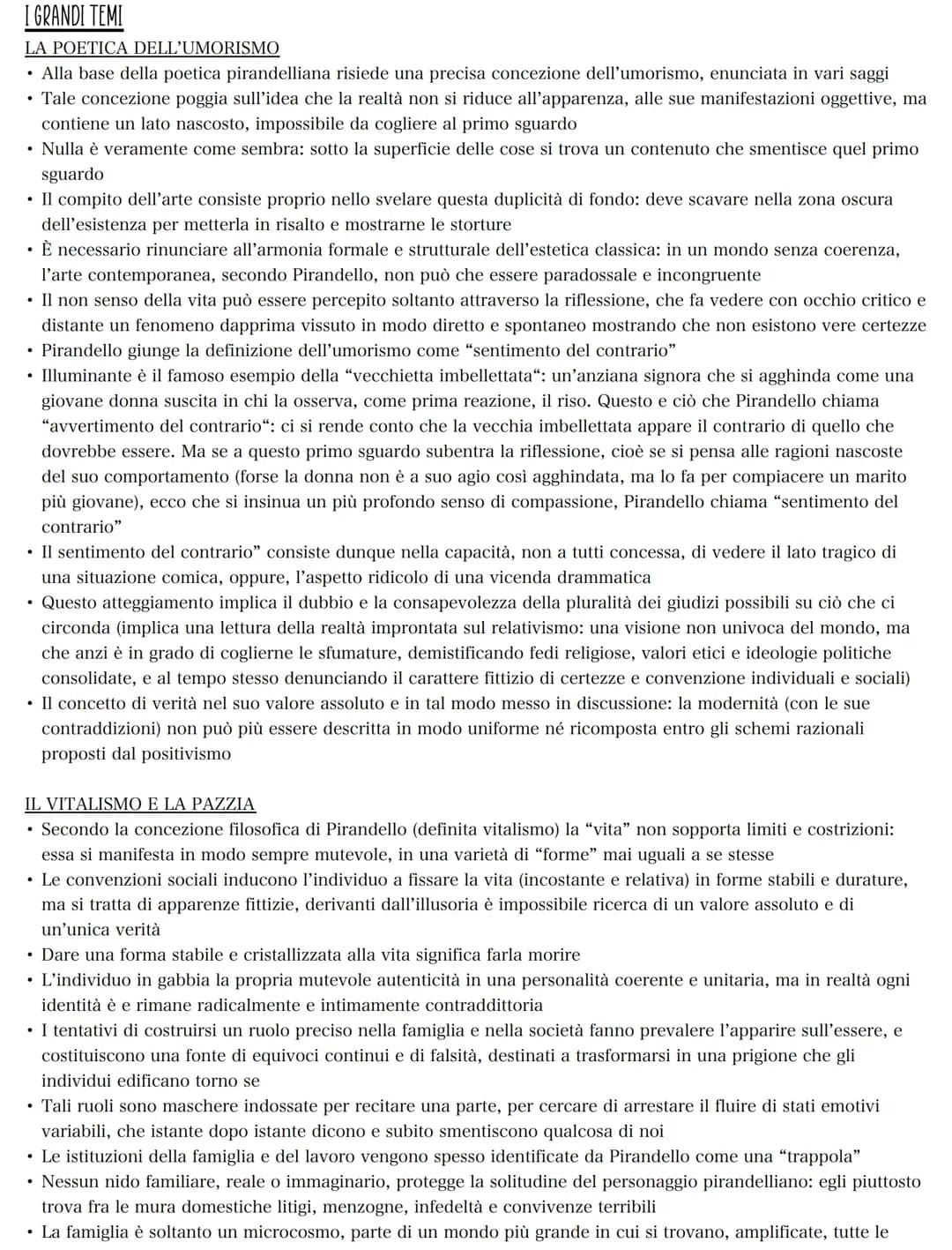 Luigi Pirandello
LA VITA
Nasce nel 1867 a Grigenti (in una contrada di campagna dove sorge il
casale chiamato "il caos", in cui la famiglia 