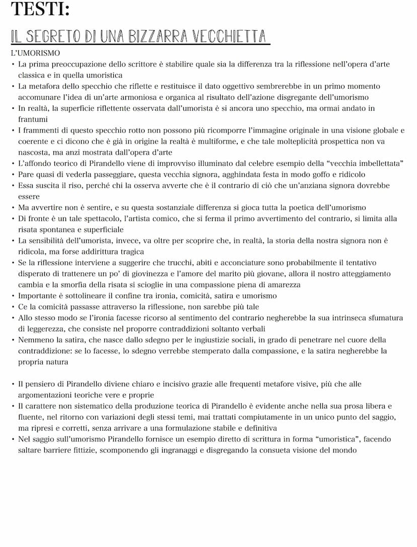 Luigi Pirandello
LA VITA
Nasce nel 1867 a Grigenti (in una contrada di campagna dove sorge il
casale chiamato "il caos", in cui la famiglia 